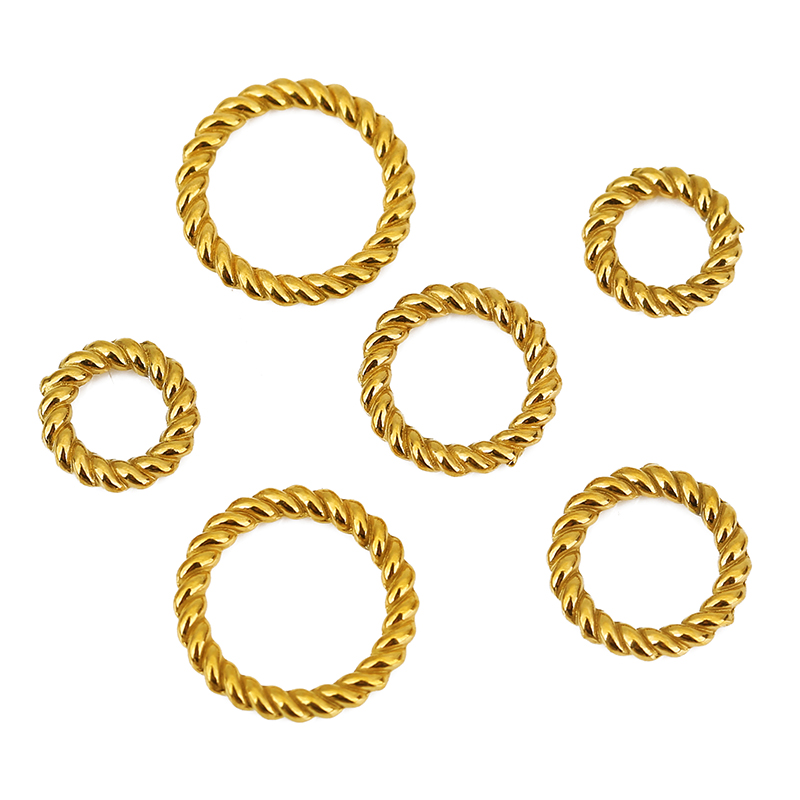 Coupling 8Mm - 10 قطعة PVD أبدا تتلاشى الفولاذ