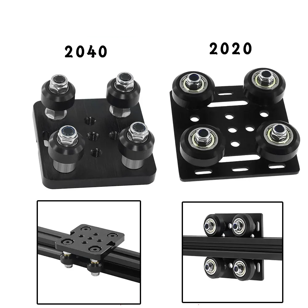 V Slot Wheel - أجزاء طابعة ثلاثية الأبعاد 2020 عجلات