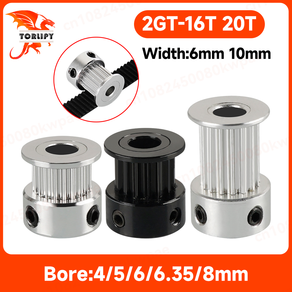 Lead Screw 8Mm - 1/5/10 قطعة GT2 20 الأسنان 16