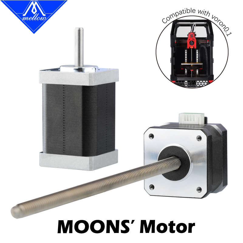 محرك خطوي MOONS XY Nema 14 / م - مراجعة Nema 17 Stepper وسعره