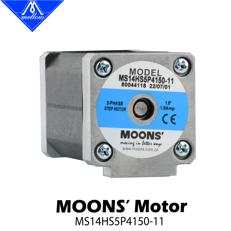 محرك خطوي MOONS XY Nema 14 / م - مراجعة Nema 17 Stepper وسعره