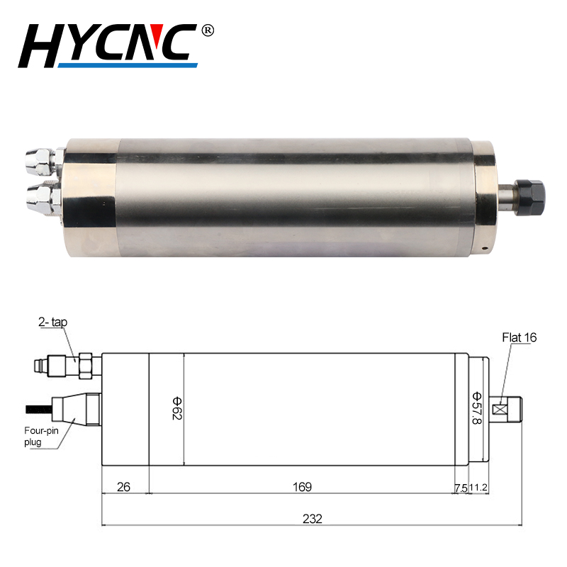آلة الطحن باستخدام الحاسب الآل - مراجعة Water Cooled Spindle وسعره
