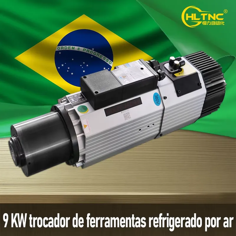 محرك مغزل AP01 9KW ISO30 مبرد  - مراجعة Spindle Motor وسعره