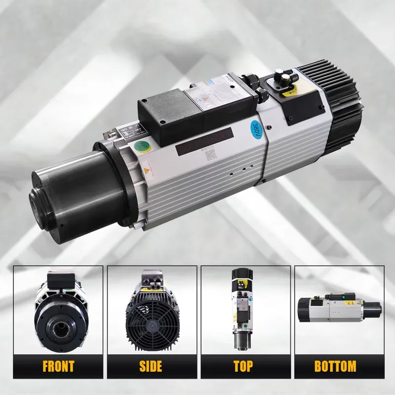 محرك مغزل AP01 9KW ISO30 مبرد  - مراجعة Spindle Motor وسعره