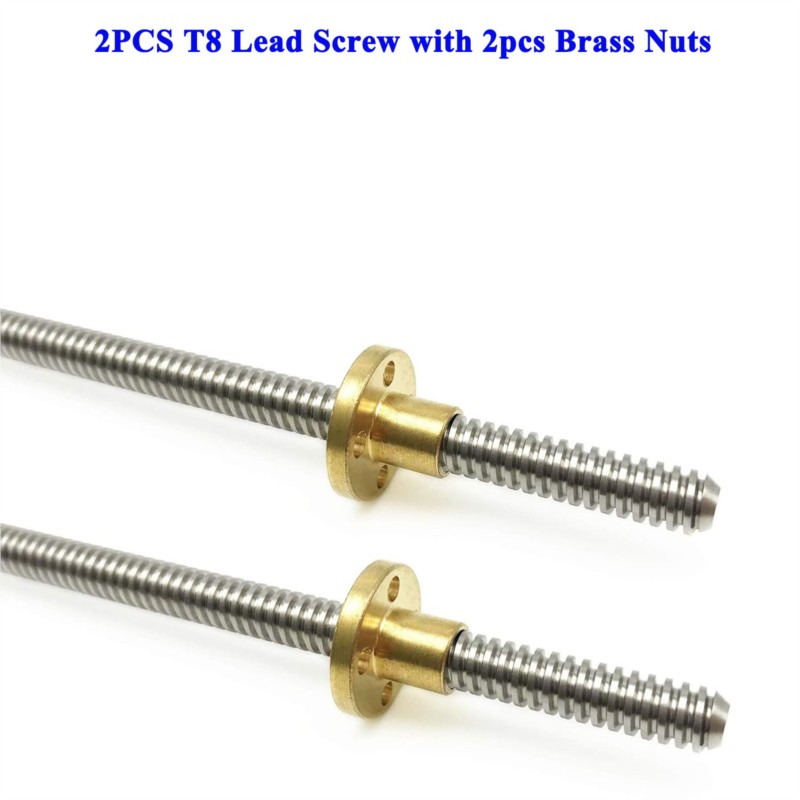 2 قطعة T8 الرصاص المسمار Tr8 ا - مراجعة Lead Screw 8Mm وسعره